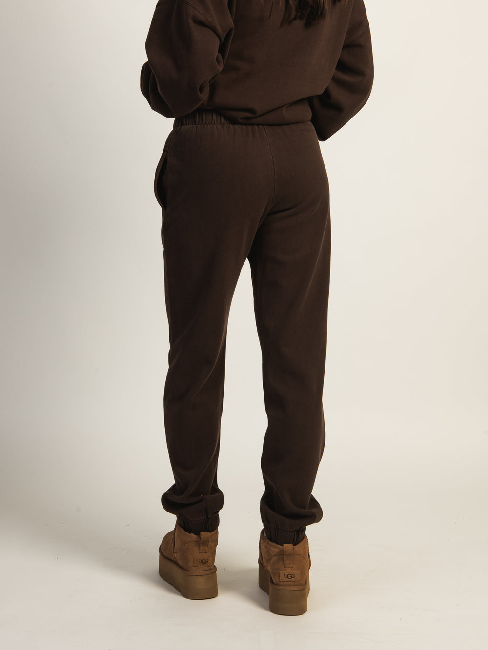 HARLOW JORDANA RELAXED SWEATPANT - CHOCOLATE