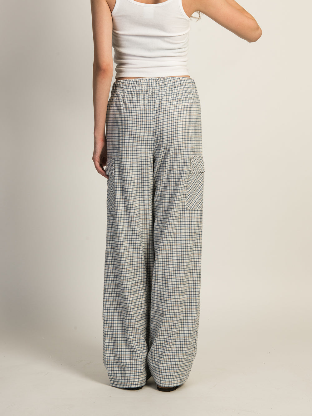 HARLOW KHLOE CARGO PANT - LIGHT BLUE