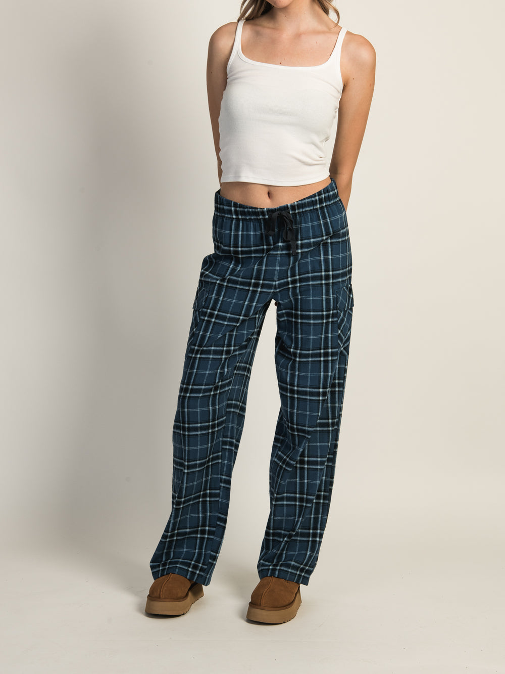 HARLOW KHLOE CARGO PANT - NAVY