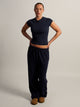 HARLOW STELLA STRAIGHT LEG SWEATPANT - NAVY