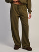 HARLOW STELLA STRAIGHT LEG SWEATPANT - OLIVE