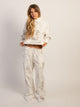 HARLOW STELLA STRAIGHT LEG SWEATPANT- OFF-WHITE HARLOW - Boathouse USA