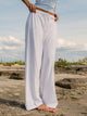 HARLOW LANA LINEN PANT - WHITE HARLOW - Boathouse USA