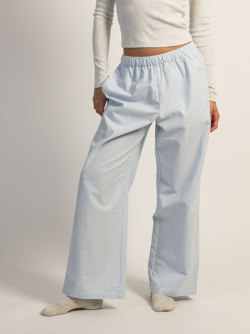 HARLOW TAYLOR PANT - PINSTRIPE