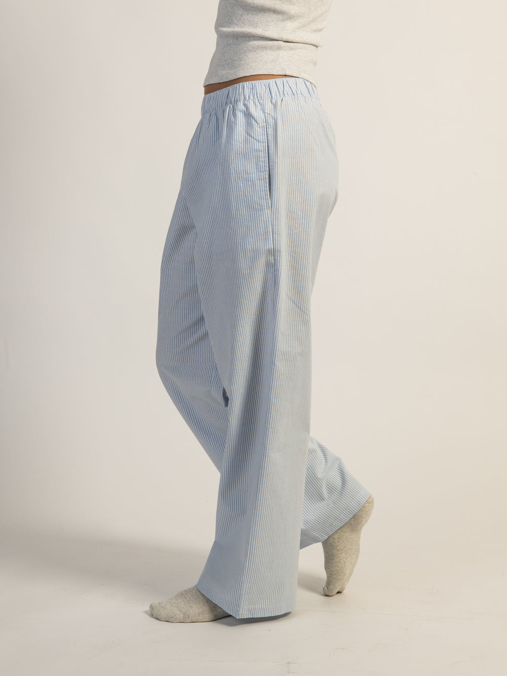 HARLOW TAYLOR PANT - PINSTRIPE
