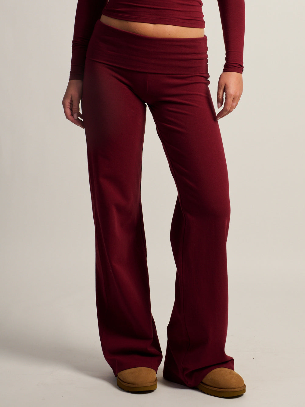 HARLOW ESSENTIAL FOLDOVER PANT - WIDE LEG