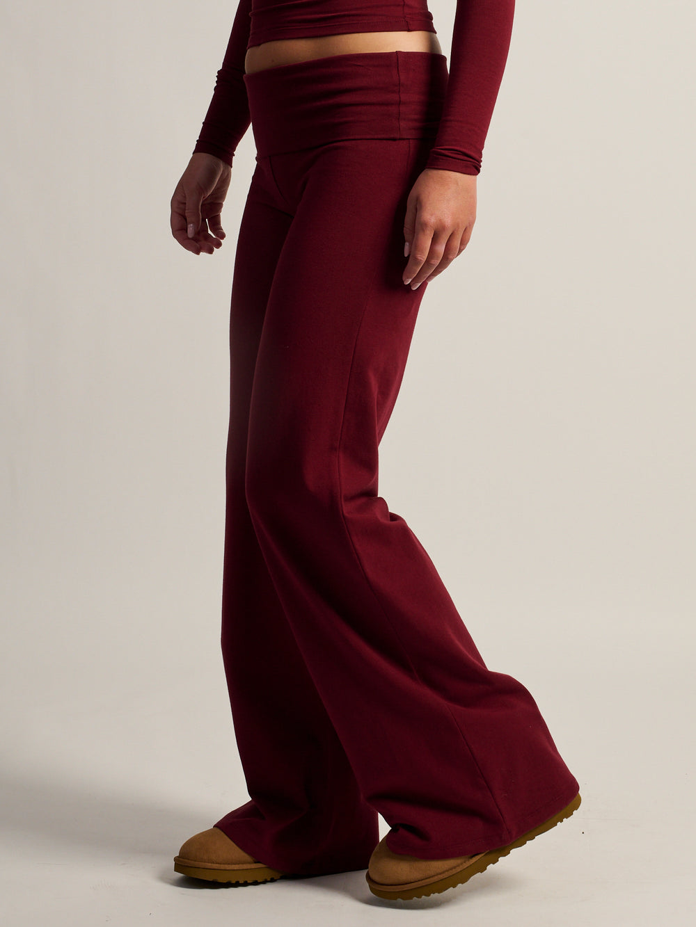 HARLOW ESSENTIAL FOLDOVER PANT - WIDE LEG