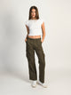 HARLOW PAIGE CARGO PANT - ARMY GREEN