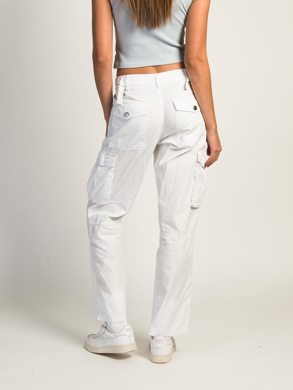 HARLOW PAIGE CARGO PANT - WHITE