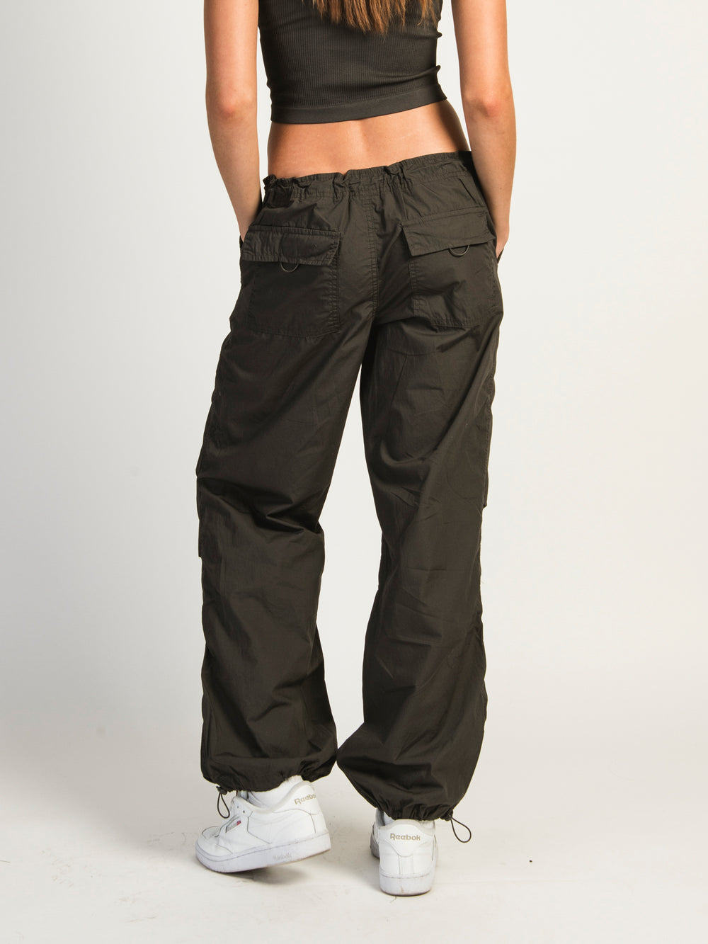 HARLOW BELLA PARACHUTE PANT - CHARCOAL