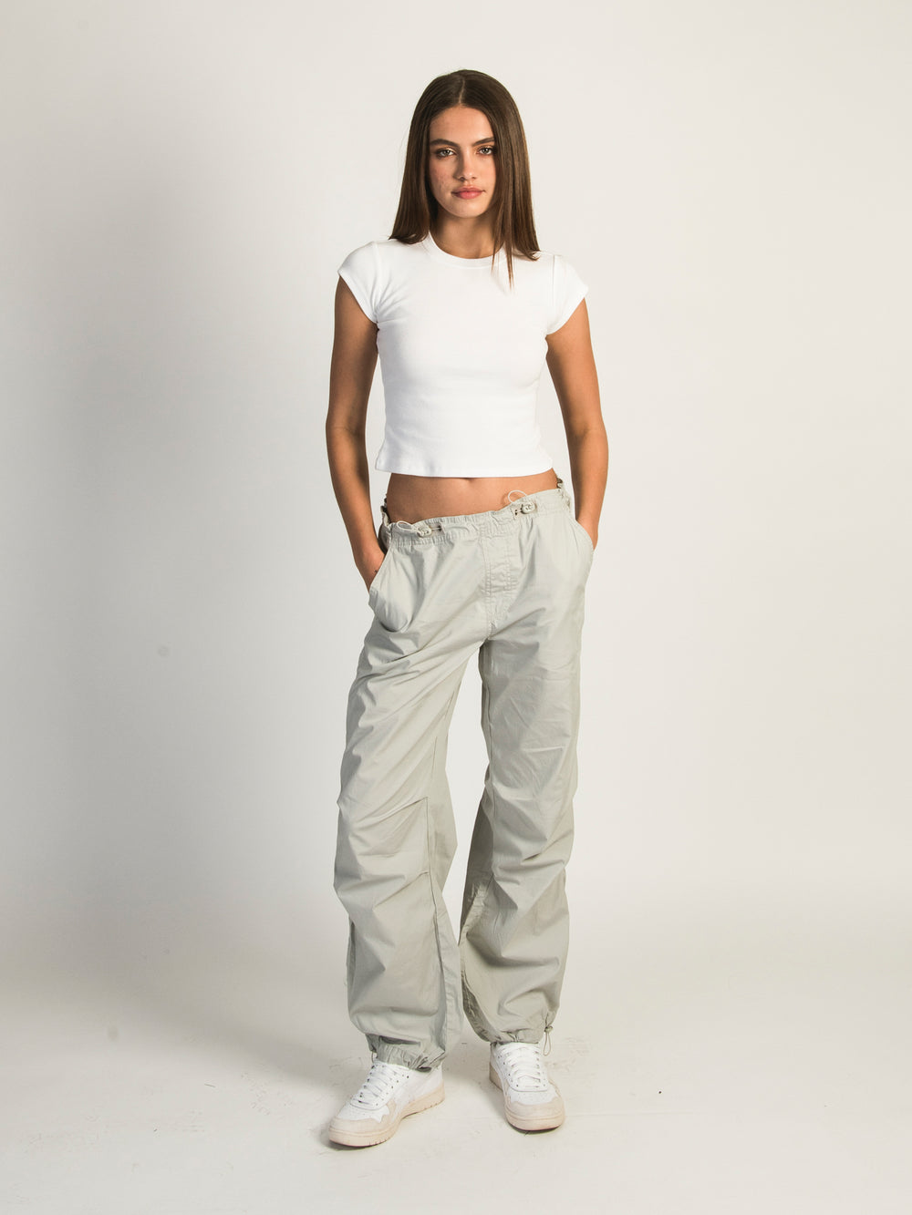 HARLOW BELLA PARACHUTE PANT - ROCK