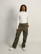 HARLOW SELENA CARGO PANT - ARMY HARLOW - Boathouse USA