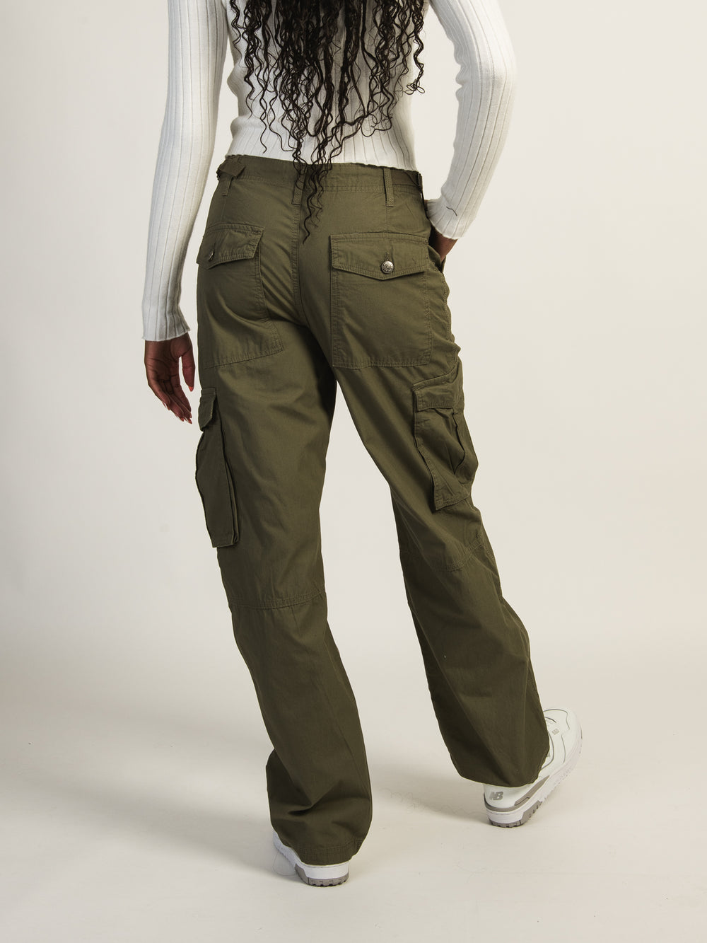 HARLOW SELENA CARGO PANT - ARMY