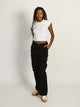 HARLOW SELENA CARGO PANT - BLACK HARLOW - Boathouse USA