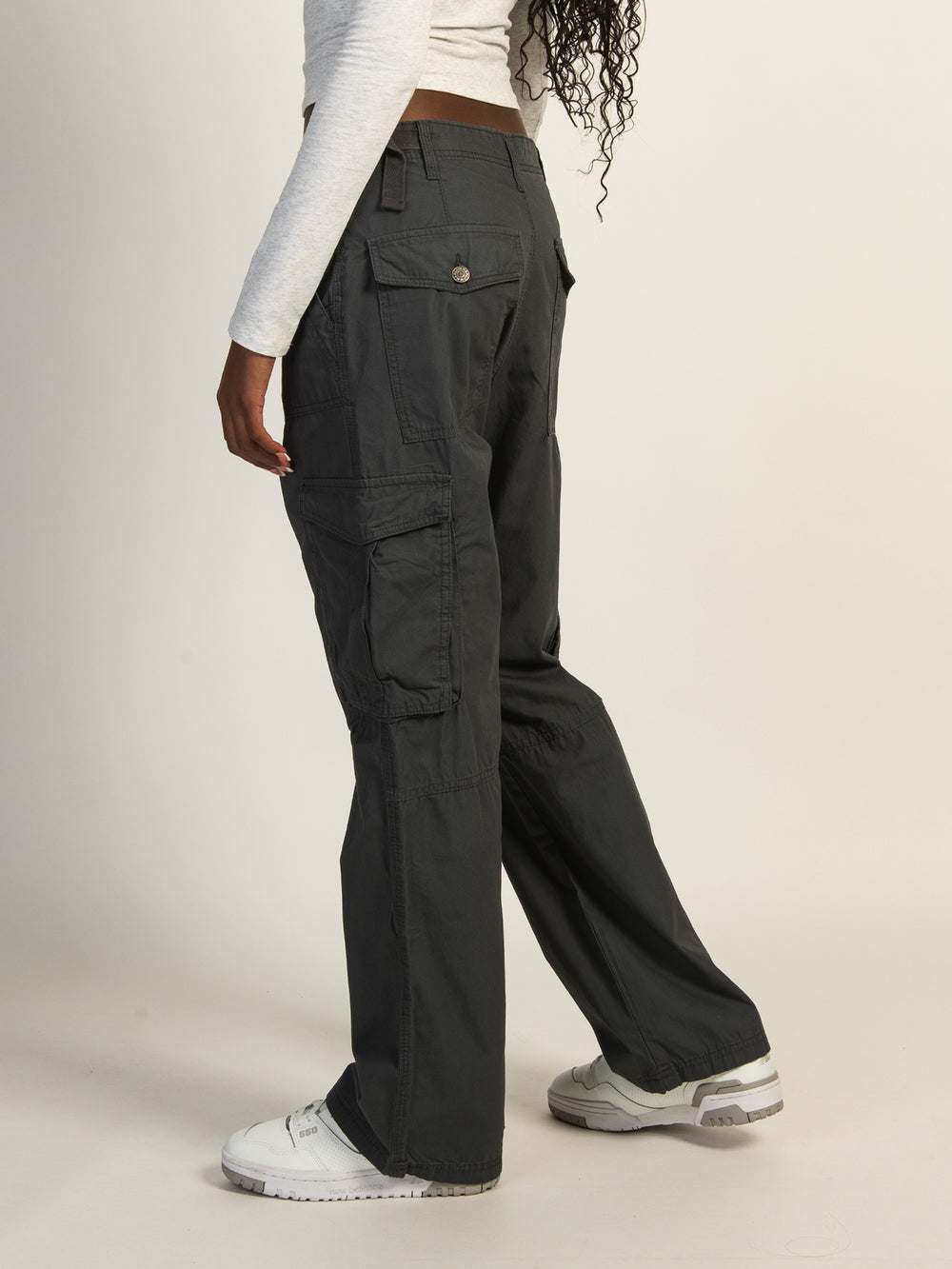 HARLOW SELENA CARGO PANT - STONE