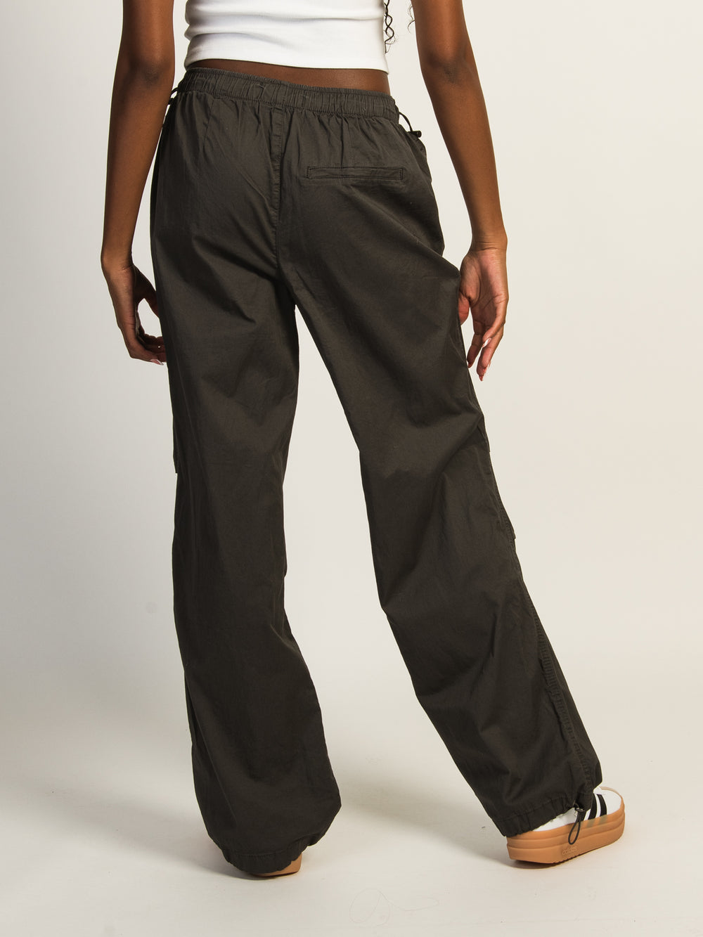 HARLOW PAXTON PARACHUTE PANT - CHARCOAL