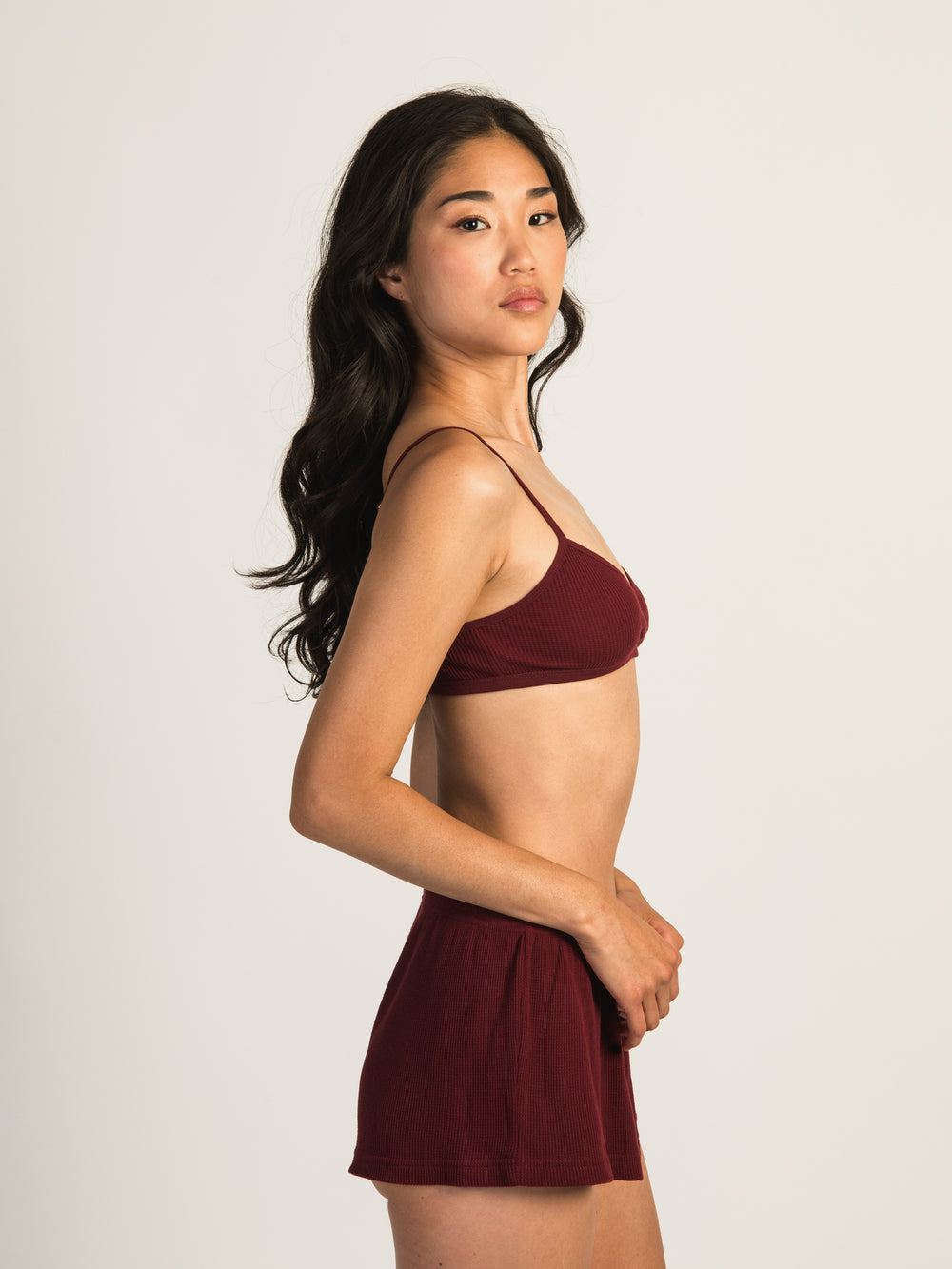 HARLOW IRIS BRALETTE - BURGUNDY