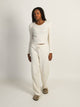 HARLOW WINNIE LOUNGE PANT - OFF WHITE HARLOW - Boathouse USA