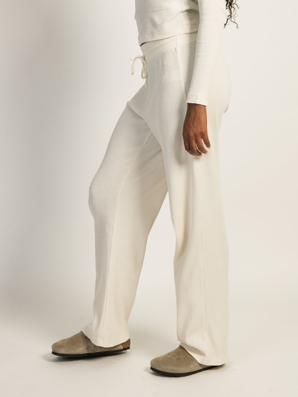 HARLOW WINNIE LOUNGE PANT - OFF WHITE