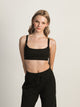 HARLOW WINNIE WAFFLE BRALETTE - BLACK HARLOW - Boathouse USA