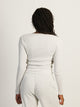 HARLOW LILY MELANGE LONG SLEEVE - CLOUD HARLOW - Boathouse USA