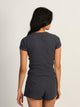 HARLOW ALLIE WAFFLE TEE - NAVY HARLOW - Boathouse USA