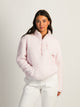 HARLOW TEDDY SHERPA QUARTER ZIP - BABY PINK HARLOW - Boathouse USA