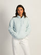 HARLOW TEDDY SHERPA QUARTER ZIP - LIGHT BLUE HARLOW - Boathouse USA