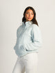 HARLOW TEDDY SHERPA QUARTER ZIP - LIGHT BLUE HARLOW - Boathouse USA