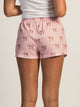 HARLOW HOLIDAY PRINT SHORT - PINK HARLOW - Boathouse USA