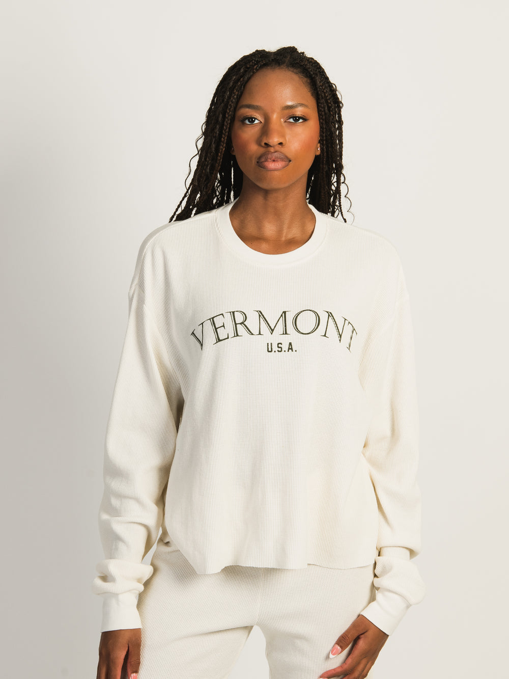 HARLOW WINNIE LONG SLEEVE WAFFLE - VERMONT