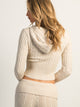 HARLOW BROOKE CABLE KNIT SWEATER - OATMEAL