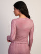 HARLOW HOLLY HENLEY LONG SLEEVE - BURGUNDY HARLOW - Boathouse USA