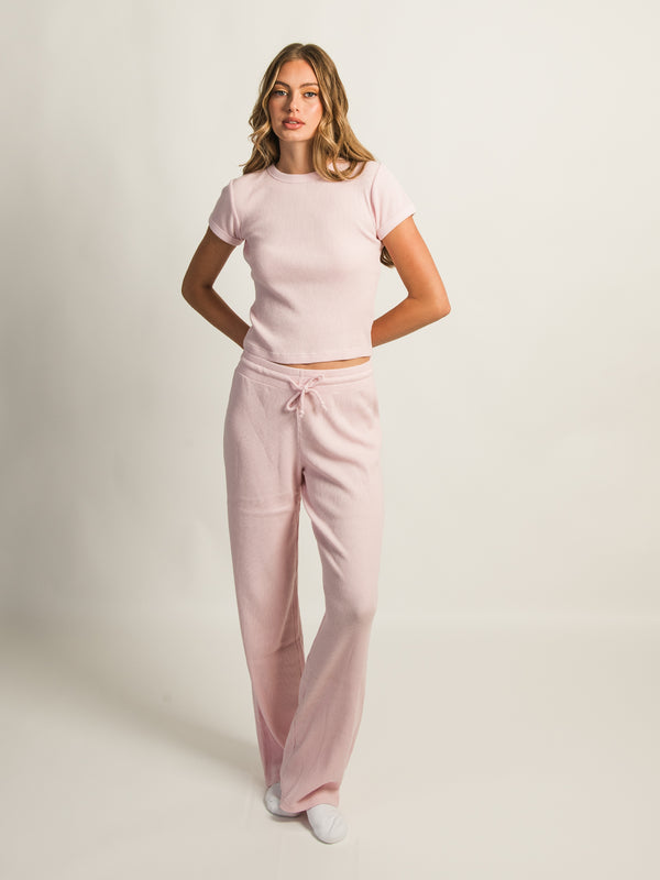 HARLOW WINNIE LOUNGE PANT - LIGHT PINK