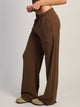 HARLOW SUNNI JERSEY PANT - BROWN