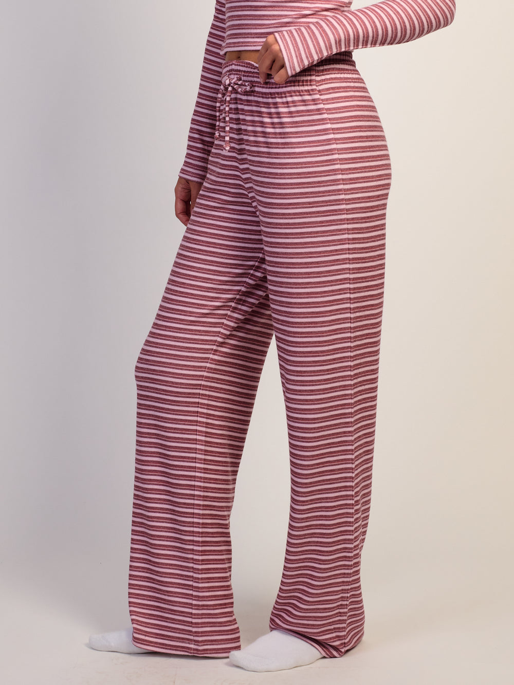 HARLOW HOLLY PANT - BURGUNDY