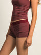 HARLOW BRIAR STRIPE SHORT - BURGUNDY HARLOW - Boathouse USA