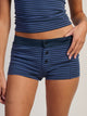 HARLOW BRIAR SHORT - STRIPE - NAVY