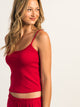 HARLOW MALLORY HEART TANK TOP - PORT