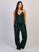 HARLOW PLAID TANK TOP - FOREST
