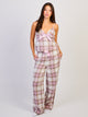 HARLOW PLAID TANK TOP - PINK HARLOW - Boathouse USA