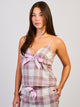 HARLOW PLAID TANK TOP - PINK HARLOW - Boathouse USA