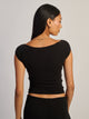 HARLOW PENNY TEE - BLACK