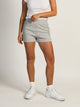 HARLOW HEIDI FLEECE MELANGE SHORT - HEATHER GREY HARLOW - Boathouse USA