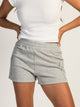 HARLOW HEIDI FLEECE MELANGE SHORT - HEATHER GREY HARLOW - Boathouse USA