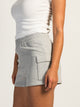 HARLOW HEIDI FLEECE MELANGE SHORT - HEATHER GREY HARLOW - Boathouse USA