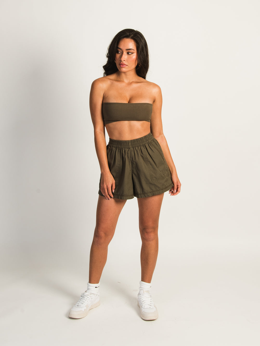 HARLOW EMILY SHORT - ARMY GREEN