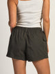 HARLOW LOW RISE CARGO SHORT - CHARCOAL