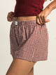 HARLOW TAYLOR BOXER SHORT - BURGUNDY HARLOW - Boathouse USA