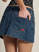 HARLOW DAISY DENIM SKORT - EMBROIDERED HARLOW - Boathouse USA